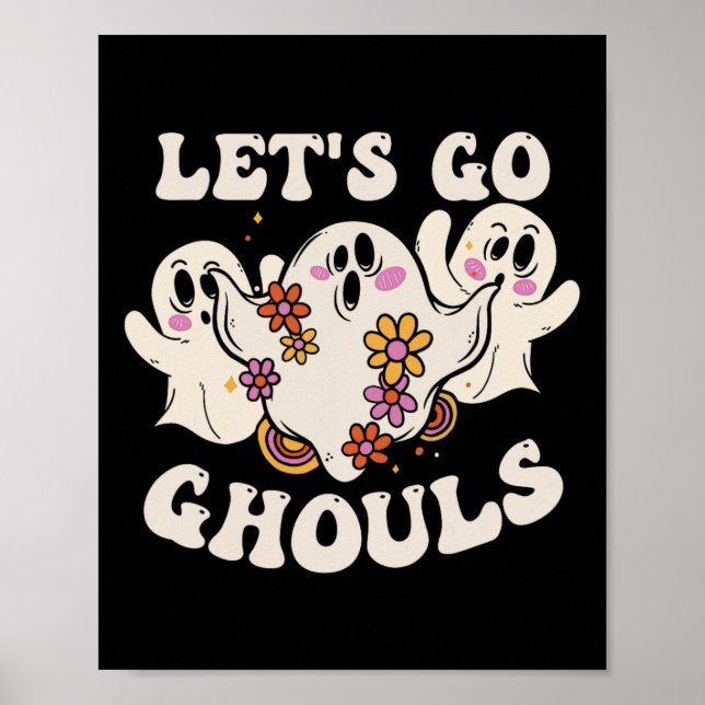 Affiche Costume de goules Halloween Citrouille Fantôme  (Devant)