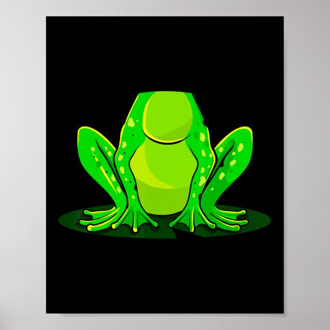Affiche Costume de grenouille Halloween Green Toad Kids Ho (Devant)