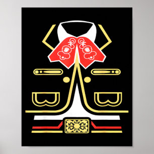 Affiche Costume de Halloween charro cinco de Mexique maria