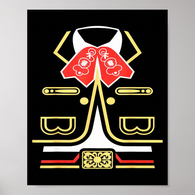 Affiche Costume de Halloween charro cinco de Mexique maria (Devant)