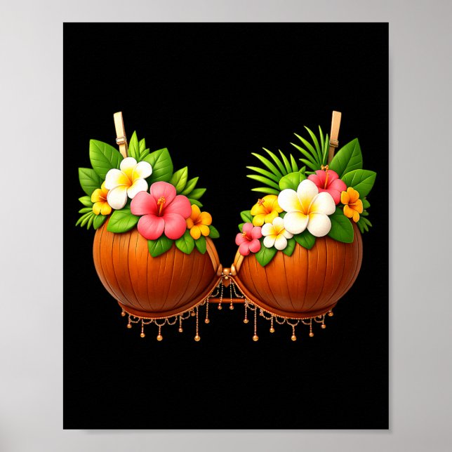 Affiche Costume de Halloween DIY Soutien-Gorge Coco Drôle  (Devant)