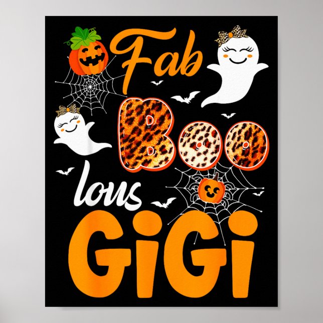 Affiche Costume de Halloween Gigi Soky Fabuleux Léopard Bo (Devant)