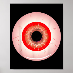 Affiche Costume de Halloween Lazy Eye-ball Soky Y Drôle