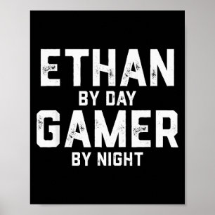 Affiche Costume de jeu Ethan Gamer Halloween pour hommes n
