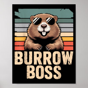 Affiche Costume de la journée de la marmotte de Punxy Phil