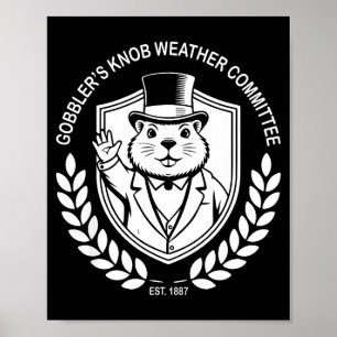Affiche Costume de la journée de la marmotte de Punxy Phil