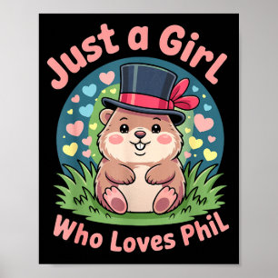 Affiche Costume de la journée du marmotte de Punxy Phils l