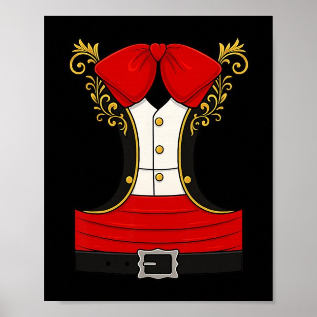 Affiche Costume de Mariachi Mexicain Halloween Cinco De Ma (Devant)