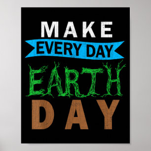Affiche Costume de Mère Nature Graphique Faites Chaque Jou