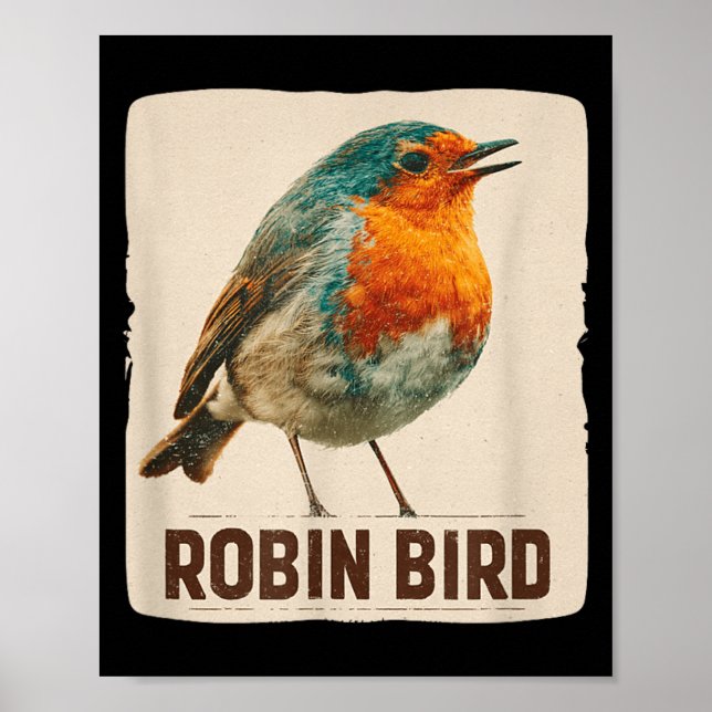 Affiche Costume de mignon oiseau pour les amateurs de Robi (Devant)