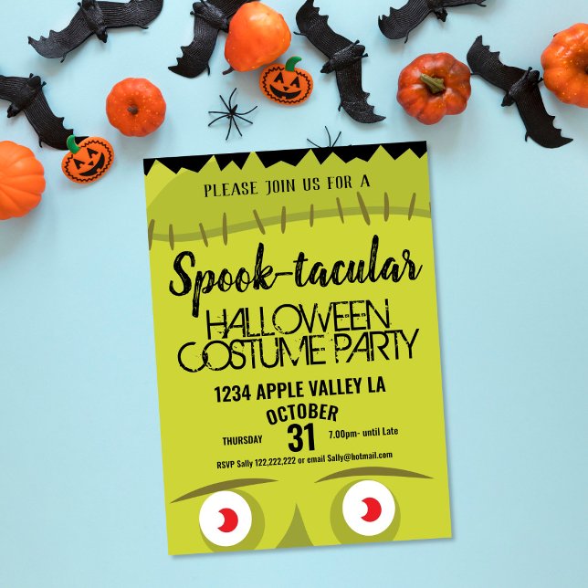Affiche costume de monstre de Frankenstein pour fête d'Hal (Créateur téléchargé)