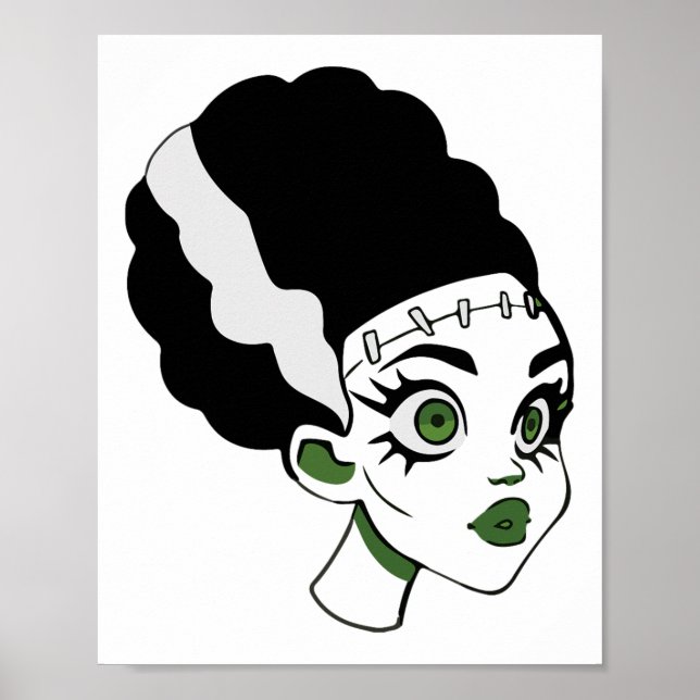 Affiche Costume de monstre de la mariée de Frankenstein Ha (Devant)