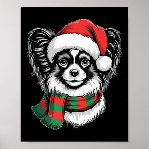 Affiche Costume de Noël Chapeau et Écharpe de Santa pour C