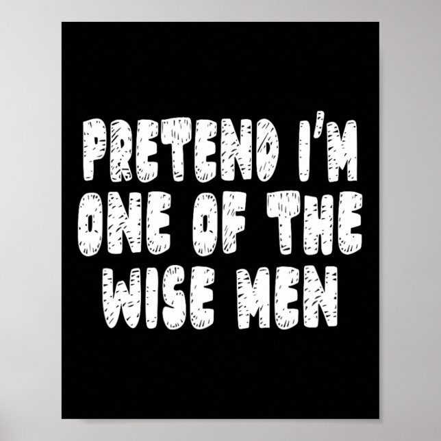 Affiche Costume de Noël facile Hommes sages (Devant)