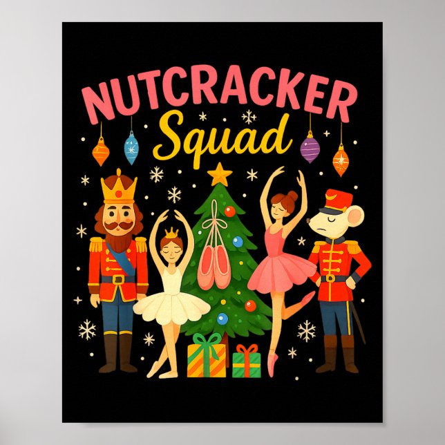 Affiche Costume de Noël pour enfants de l'escouade de Cass (Devant)