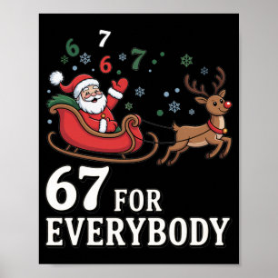 Affiche Costume de Noël pour tout le monde 67 Six Sept Xma