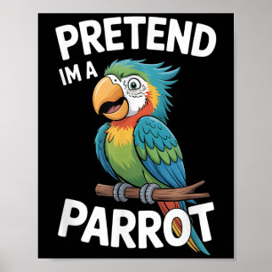 Affiche Costume de perroquet