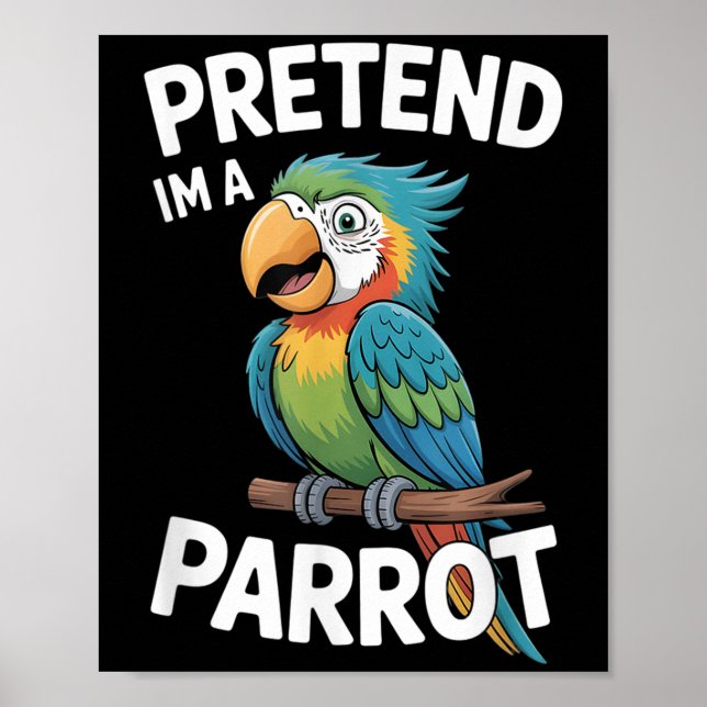 Affiche Costume de perroquet  (Devant)