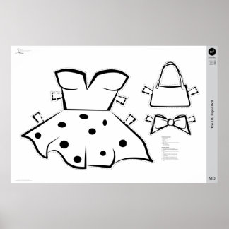 Affiche Costume de poupée en papier OG : MOYEN