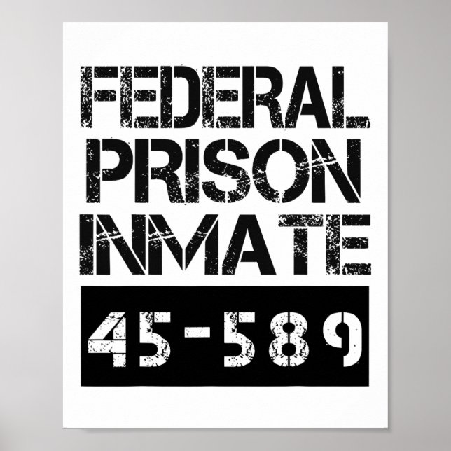 Affiche Costume de prisonnier de la prison fédérale d'Hall (Devant)