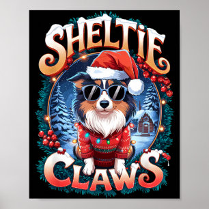 Affiche Costume de propriétaire de Shetland Sheepdog Shelt