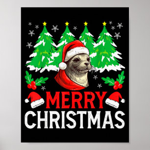 Affiche Costume de pyjama de Noël pour le Xmas Holi du pho