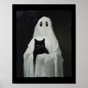 Affiche Costume de saison Éffrayante Halloween Black Cat G