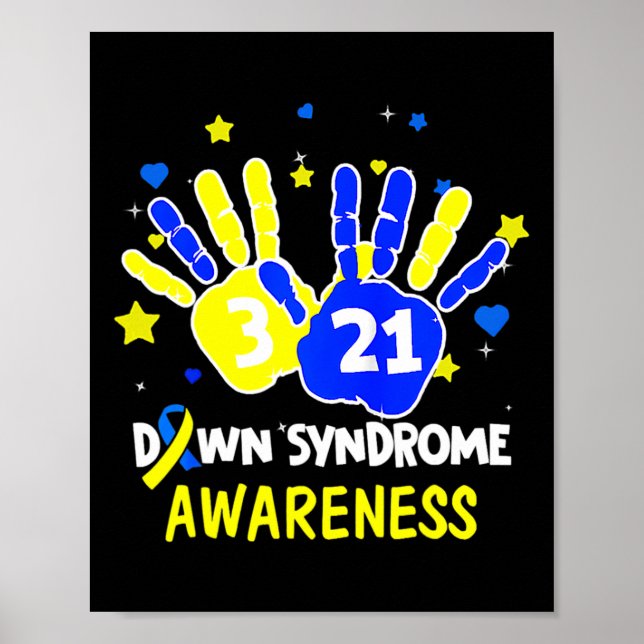 Affiche Costume de sensibilisation au syndrome de Down 21  (Devant)