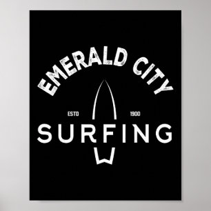 Affiche Costume de surf de la cité d'émeraude de Wizard Of