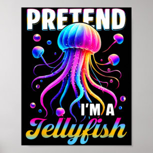 Affiche Costume de Tentacules Thème Océan Méduse Prétendue