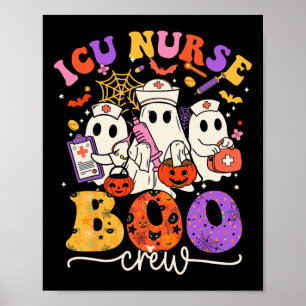 Affiche Costume d'équipage Boo Drôle Nourriture Fantôme Ha