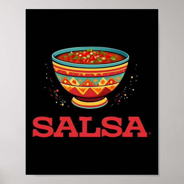 Affiche Costume D'Halloween À Couple De Salsa Et De Chips (Devant)