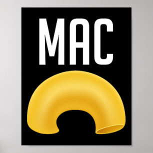 Affiche Costume d'Halloween à la macaroni et au fromage