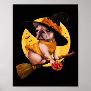 Affiche Costume d'Halloween Bulldog Hommes Femmes Chien 1