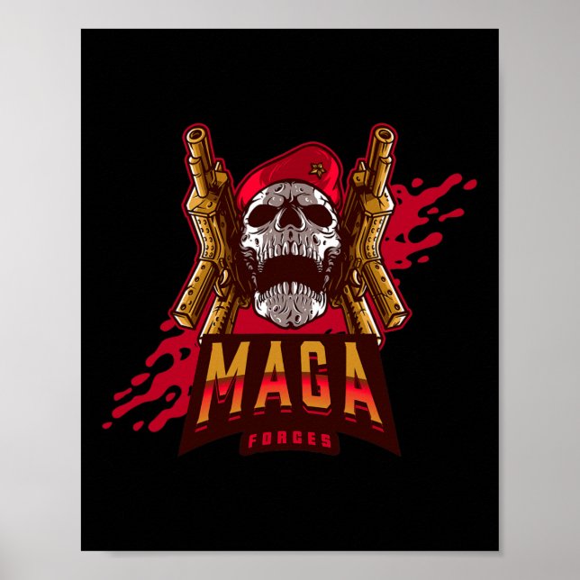 Affiche Costume d'Halloween Dark Brandon Scare Trump Biden (Devant)