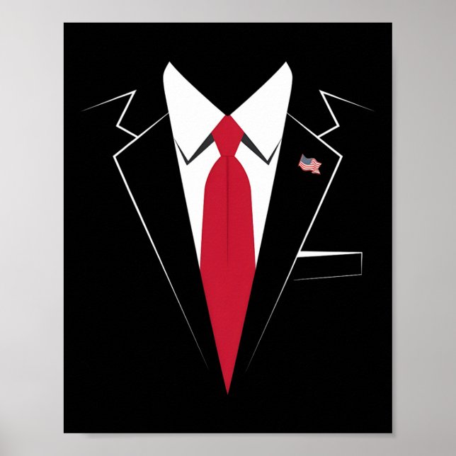 Affiche Costume d'Halloween facile avec le costume du prés (Devant)