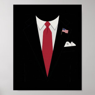 Affiche Costume d'Halloween facile de Président américain