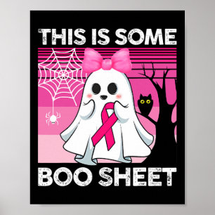 Affiche Costume D'Halloween Fantôme Rose C'Est Une Tête De