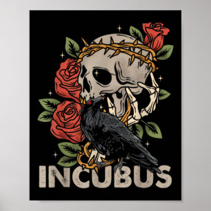 Affiche Costume d'Halloween Incubus Crow gauche