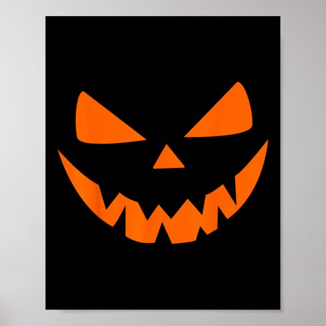 Affiche Costume d'Halloween Jack O'Lantern Citrouille visa (Devant)