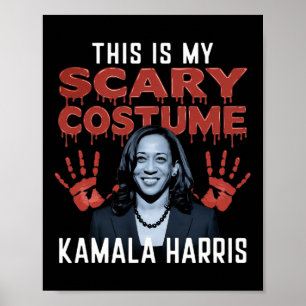Affiche Costume d'Halloween Kamala Harris Funny - 47th Pre