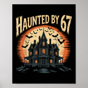 Affiche Costume d'Halloween mème hanté 67 _1