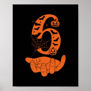 Affiche Costume d'Halloween Number 6 correspondant au mème