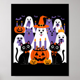 Affiche Costume d'Halloween pour femme Chien déguisé en fa