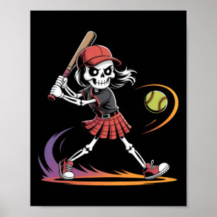 Affiche Costume d'Halloween squelettes Softll Squelettique