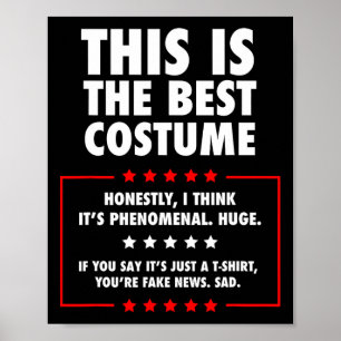 Affiche Costume d'Halloween Trump