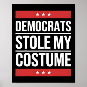 Affiche Costume d'Halloween Trump 2025