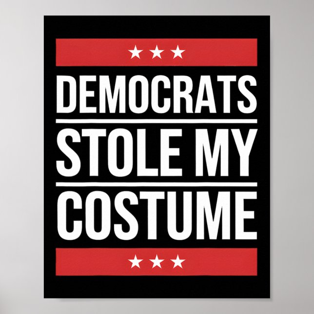 Affiche Costume d'Halloween Trump 2025 (Devant)