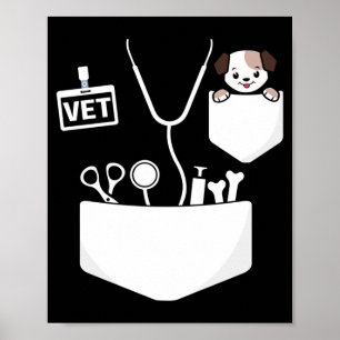 Affiche Costume d'Halloween Vétérinaire Enfants Technicien
