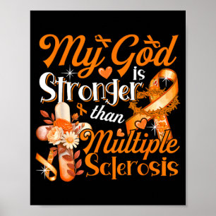 Affiche Costume Dieu Fier Plus Fort que la Sclérose en Pla